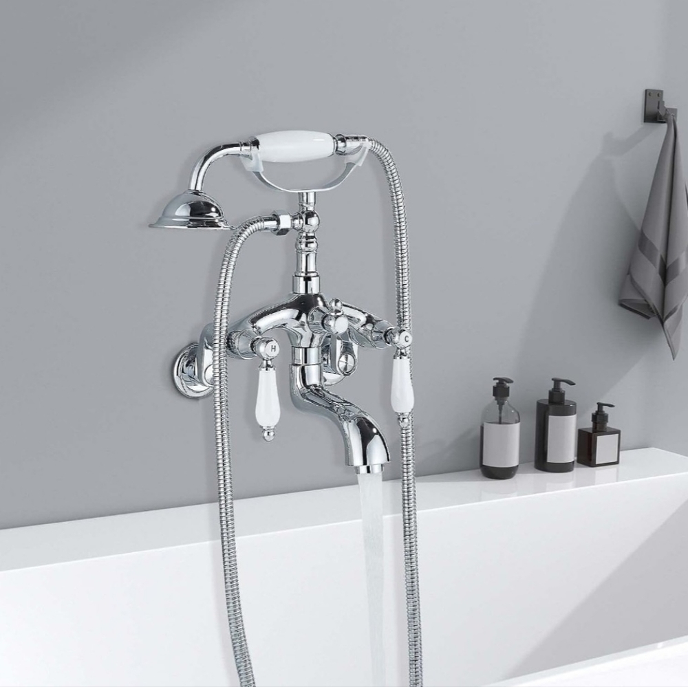 Brand new chrome clawfoot faucet